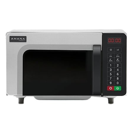 Amana RMS10TSA MicrowaveOven, Silver, 0.8cuft, 20-1/8 in W