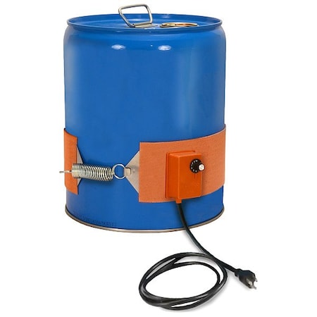 Tempco DHR01014 DrumHeater, 31 in L, SiliconeRubber, 115V AC
