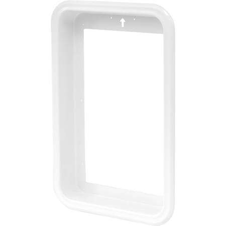 Fellowes 9540801 Recess Mount Kit, 16.25 in W, ABS, White