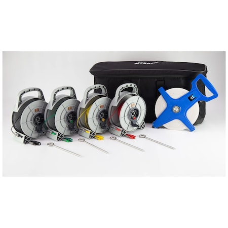 Megger ETK50 Earth Test Kit, 98.4 ft/164.04 ft Cable