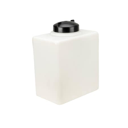 Norwesco 44852-DS Utility Tank, 18 in, White, Rectangular