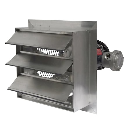 Canarm AX12-4 ShtMt Hzd ExhFn, 12In Bl, Alm, 115/208-230V