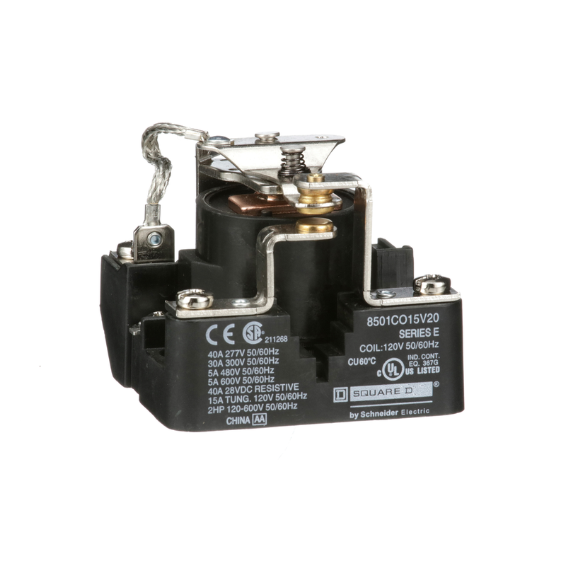 8501CO15V20 Schneider Electric Power Relay SPDT 1 Pole AC Operated Panel Mount