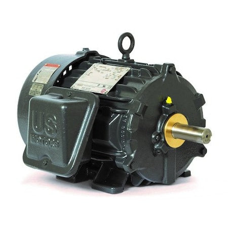 U.S. Motors 8D1P3G Three-Phase Motor, 1 HP, 145T Frame, 575V Voltage, 1,160 Nameplate RPM 13 11/16 in Overall Length