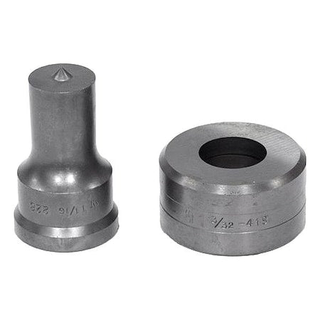 Edwards ED9-PDOS1-1/2 Oversize Round Punch & Die Set