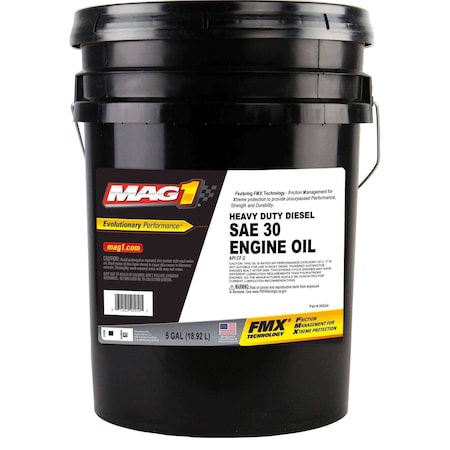 MAG 1 MAG00034 Diesel Engine Oil, 30, Conventional, 5 gal