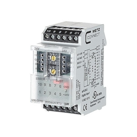 Metz Connect 1108311319 Modbus Module, 24V AC/DC, 10 Inputs