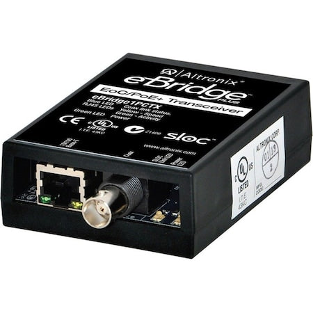 Altronix EBRIDGE1PCTX PoE Transceiver, 2-1/2