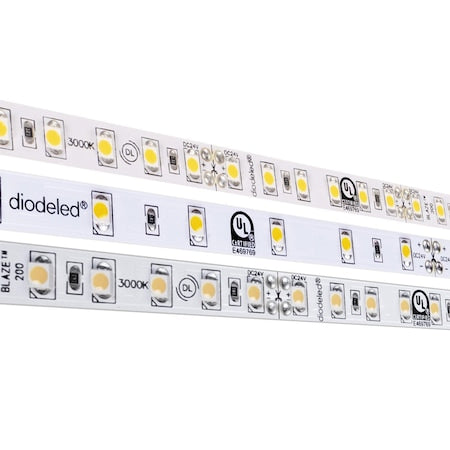 Diode LED DI-24V-BLBSC3-30-100 LEDTape Light Spools, White, 100ftL, 5/16 in W