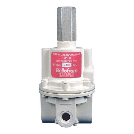 Bellofram 960161000 Compressed Air Regulator, 250 psi, 1.41 lb
