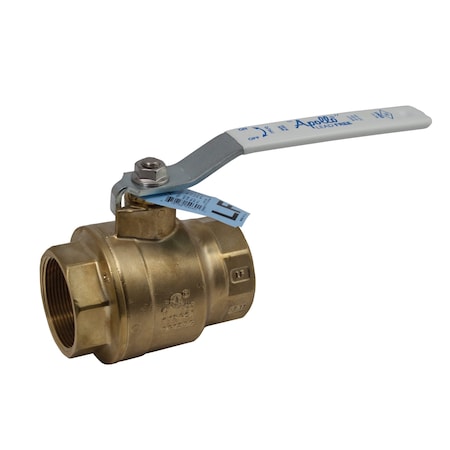 Apollo Valves 77FLF14901 Manual 2-Way Ball Valve, NPT, Brass
