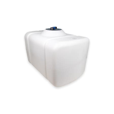 Norwesco 43294-DS Utility Tank, 27 3/4 in, White, Rectangular