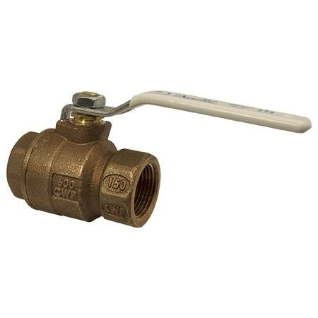 Apollo Valves 77CLF10801A Manual 2-Way Ball Valve, NPT, Brass, Bronze
