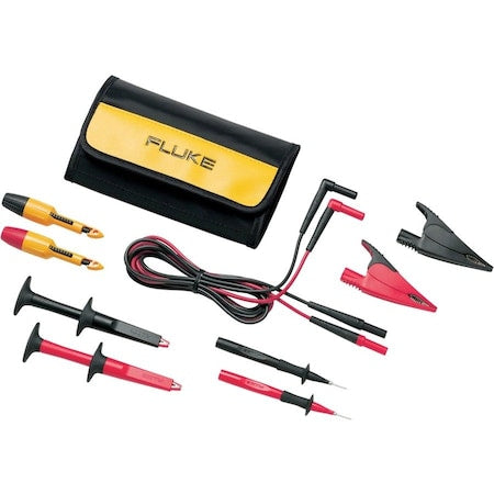 Fluke TLK281 Test Lead Kit, 1000V, 10A, Polypropylene, 5 ft
