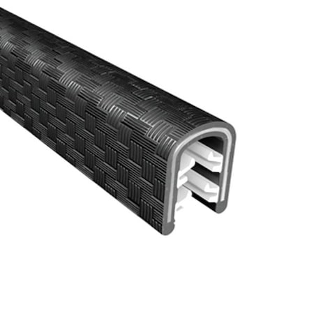 Trim LOK INC ETPB8x1/4-250 Edge Trim Plus, Black, 250 ft L
