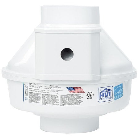 Fantech 95918 Radon Fan, Duct 4 1/2