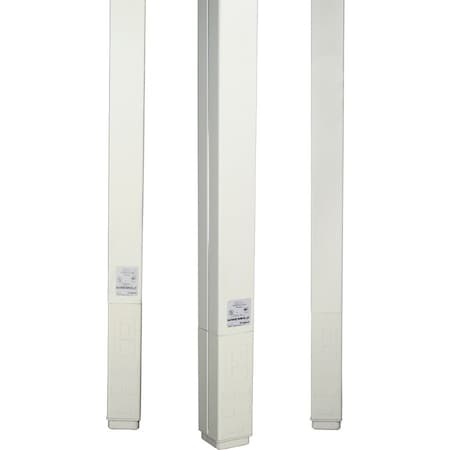 Wiremold 25DTC-412 Blank Steel Service Pole, 2-5/16 in., Steel