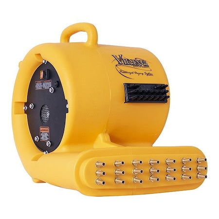 Xpower PDS-21-Yellow CentrifugalBlower, Yellow, 18-1/2 in H
