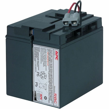 APC RBC7 UPS Battery, Mfr. No. SMT1500, 12V DC, 17 Ah, Detachable Cable