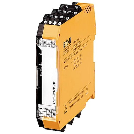 Eaton ESR5-NO-31-UC Safety Relay, 5 A at 240 VAC, 3NO/1NC, 1 Input