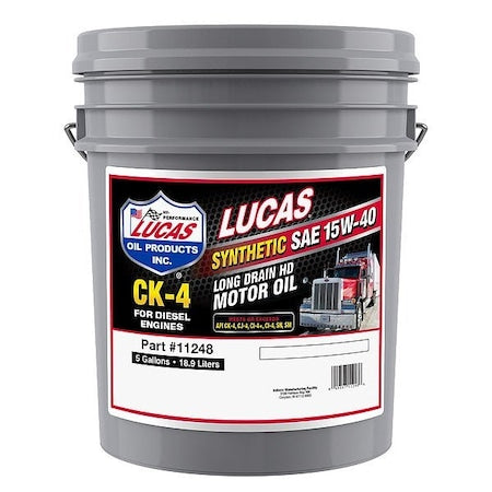 Lucas OIL 11248 Oil, 5 gal Sz, Amber