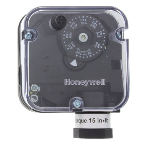 C6097B3051 Honeywell Thermal Solutions Honeywell Pressure Switch, Manual Reset, NPT connections
