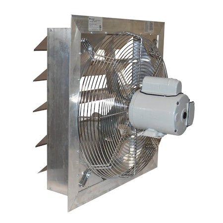 Canarm AX20-1V Exhaust Fan, 20 In, 115/230V, 1/3 hp, 1700 rpm