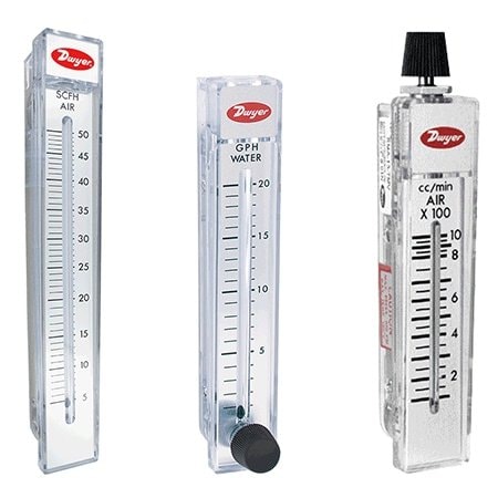 Dwyer Instruments RMC-101-SSV Flowmeter, range 5-50 SCFH air.