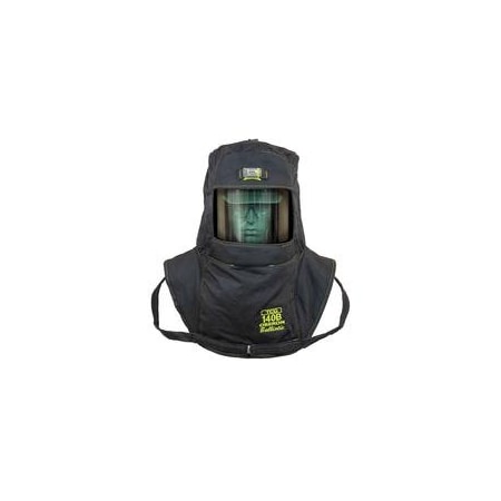 Oberon TCG140B-C+HVSL Arc Flash Hood, 4 PPE CAT, 140 cal/sq cm, Ventilation Sys. & LED Lamp, Universal