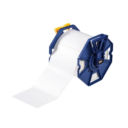 Brady J-76-2475 Pre-Cut Label Stock Roll, White, Matte