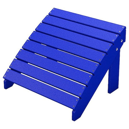 Ultrasite PB ADTRAOTBLU Adirondack Ottoman, 15 3/8 in H, Blue