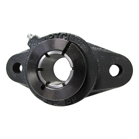Iptci CLFL212-39 2 Holes, Flange Bracket Housing, Flange Mount Bearing, Radial Ball, 2-7/16 in Dia, Cast Iron, Concentric