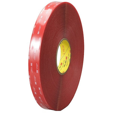 3M 4905 Double-Sided Foam Tape, 1 in W, 36 yd L, 1/32 in, Acrylic Foam, Double-Sided
