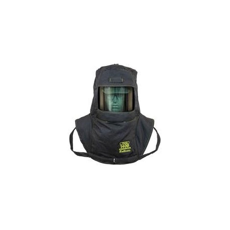 Oberon TCG140B-C+HVS Arc Flash Hood, 4 PPE CAT, 140 cal/sq cm, Polycarbonate Window, Ventilated