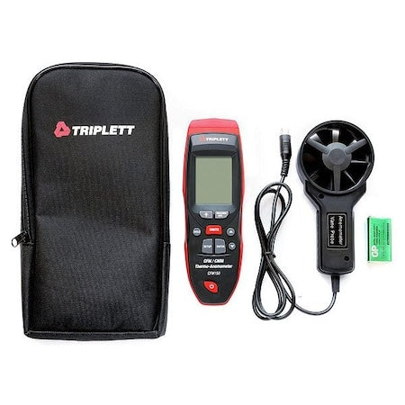 Triplett CFM150-NIST CFM/CMM Thermo-Anemometer + RH with Cert
