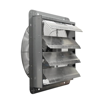 Canarm GSF3-16A Shutter Fan, 16In Bld Dia, Galvalume, 120
