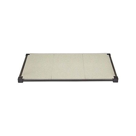 Cambro EWSSK2448S580 Shelf Kit, 48 in L, Brushed Graphite