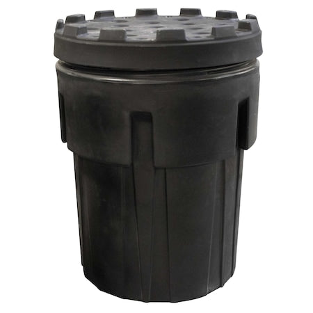 Black Diamond ECO Solutions 1195-BD Open Head Overpack Drum, Polyethylene, 95 gal, Unlined, Black