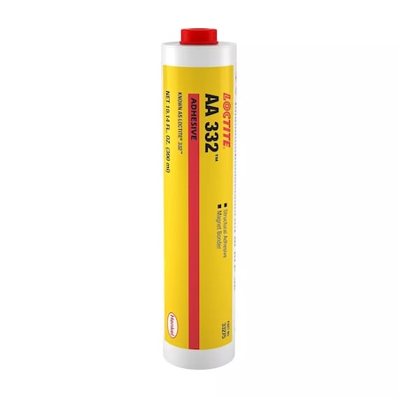 Loctite 232743 Acrylic Adhesive, AA 332 Series, Cartridge, Not Applicable Mix Ratio