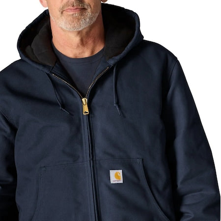Carhartt 106673-DNY4XLREG Men's Jacket, Cotton, Navy, 4XL