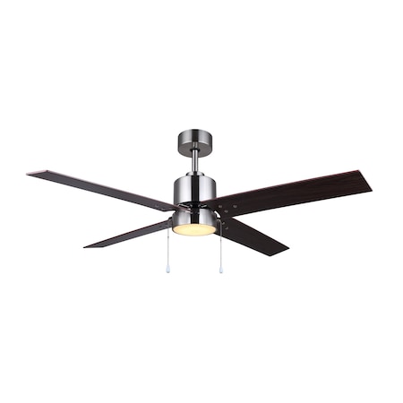 Canarm CF52TAT4BN-ES CeilingFan, Gray, 52 in Dia, 4Blade