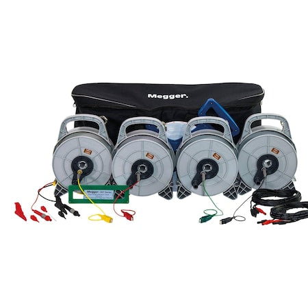 Megger ETK100 Earth Test Kit, Black/Grn/Rd/Ylw
