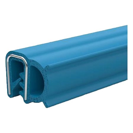 JW Winco 2190-NBR-13-D-7.62 Edge Trim Seal, 25 ft. L, Side, Blue