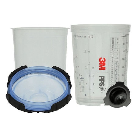 3M 7100134646 Spray Cup System Kit, 13.5 fl oz Capacity