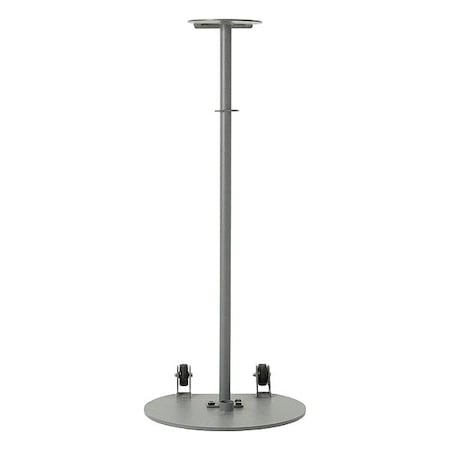 Modus ZPS-AttachStand Belt Barrier Post, Gray, Steel, Wheeled