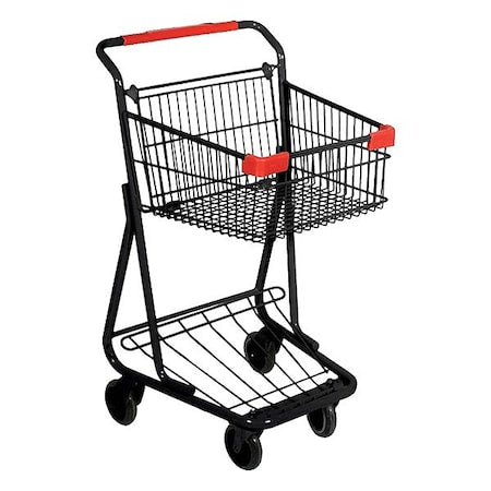Specialty Store Services 9662BK ShoppingCart, Metal, 22-1/2 in L, 20-inW