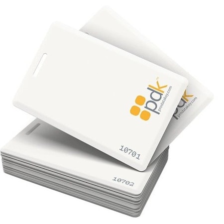 Prodatakey CSC 100 Piece Pack of Clamshell Proximity Cards, Compatibility: 125KHz HID, 26-Bit 8-Bit Facility Code