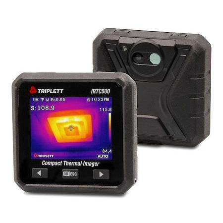 Triplett IRTC500 IR Resolution, 40mK 160 x 120, 50 mK, 320 x 240 Display, 42 Degrees x 32 Degrees