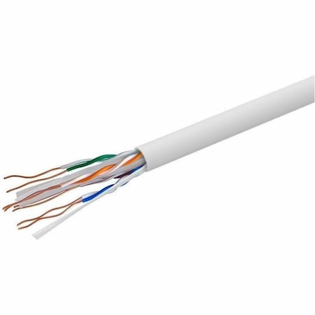 Monoprice 18601 Data Cable, Cat 6A, 23 AWG, 1000 ft, White