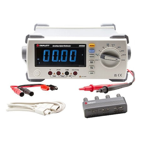 Triplett MM700B-NIST Bench Digital Multimeter, 750V AC, 10A, 20MHz